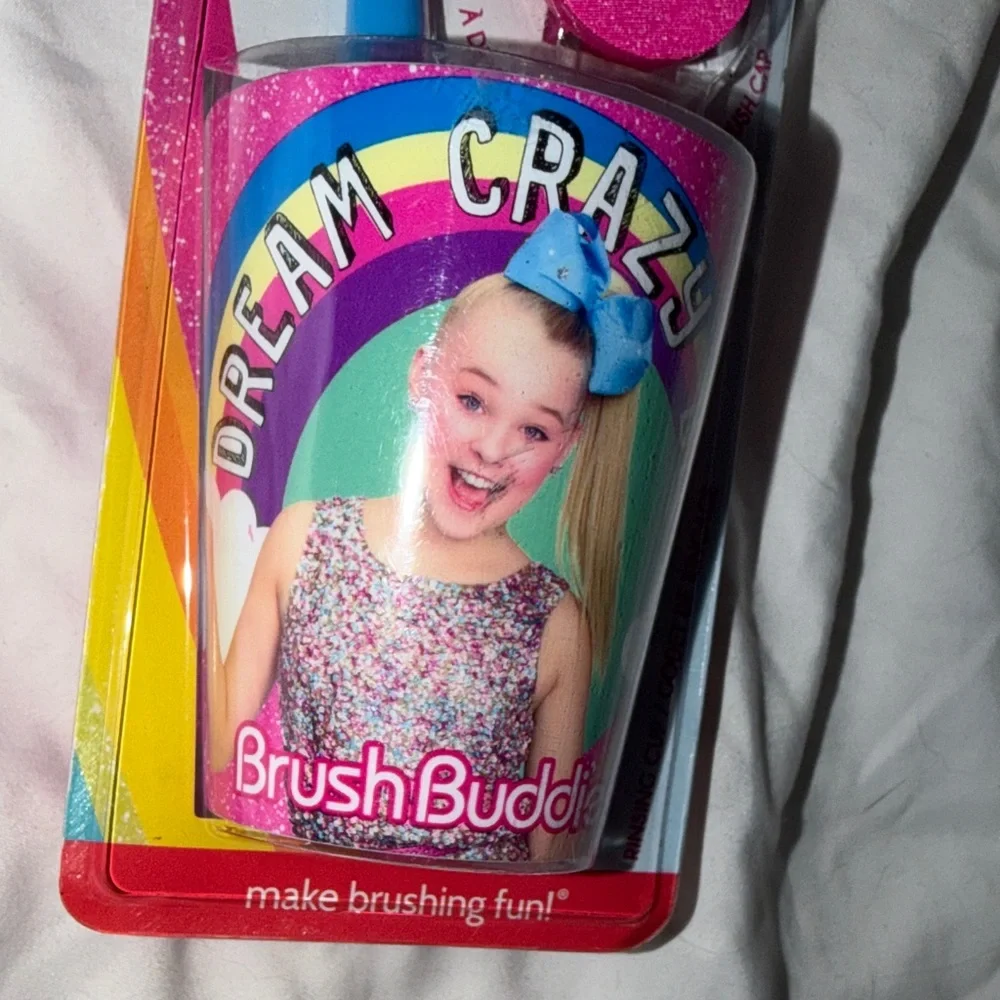 JoJo Siwa Blue Toothbrush and Colorful Cup Set‎